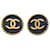 Orecchini a clip Chanel Coco Mark Circle Nero D'oro  - vista 1