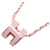 Hermès Hermes Mini Pop H Necklace Pink Golden  - view 1