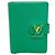 Louis Vuitton Bi-Fold Wallet aus Taurillon-Leder in Grün