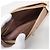 Borsa a tracolla Chanel in agnello rosa beige - vista 4