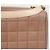 Borsa a tracolla Chanel in agnello rosa beige - vista 7
