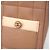 Borsa a tracolla Chanel in agnello rosa beige - vista 8