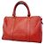 Borsa Chanel in pelle di vitello martellata rossa Rosso