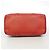 Borsa Chanel in pelle di vitello martellata rossa Rosso - vista 3