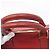Borsa Chanel in pelle di vitello martellata rossa Rosso - vista 7