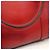 Borsa Chanel in pelle di vitello martellata rossa Rosso - vista 8