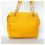 Borsa a Spalla Chanel Triple Coco Giallo - vista 13