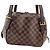 Borsa a Spalla Louis Vuitton Belem MM Marrone - vista 3