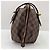 Borsa a Spalla Louis Vuitton Belem MM Marrone - vista 6