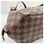 Borsa a Spalla Louis Vuitton Belem MM Marrone - vista 8