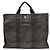 Hermès Hermes Herline MM Canvas Tote Bag Schwarz - Ansicht 2
