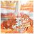 Hermès Sciarpa di seta Hermes Carre 90 Nuba Mountain Animal Print in Arancione - vista 5