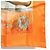 Hermès Sciarpa di seta Hermes Carre 90 Nuba Mountain Animal Print in Arancione - vista 6