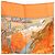 Hermès Sciarpa di seta Hermes Carre 90 Nuba Mountain Animal Print in Arancione - vista 7