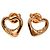 Orecchini a lobo Open Heart in oro rosa Tiffany & Co. D'oro