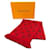 Stola Louis Vuitton Ruby in misto lana e seta Rosso  - vista 2