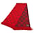 Stola Louis Vuitton Ruby in misto lana e seta Rosso  - vista 4
