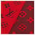 Stola Louis Vuitton Ruby in misto lana e seta Rosso  - vista 5