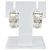 Tiffany & Co Orecchini a cerchio Tiffany Atlas in argento sterling 925 - vista 2