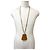 Hermès Hermes Vintage Box Calf Leather Necklace Golden - view 2