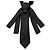 Choker in seta Chanel con design Coco Mark Nero - vista 4