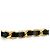 Timeless Chanel Vintage Coco Mark Clover Lederkettengürtel Schwarz Golden - Ansicht 6