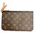 Borsa bucket in tela Monogram Louis Vuitton Marrone - vista 10