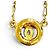 Collana Chanel Vintage Circle Coco Mark D'oro - vista 4