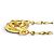 Collana Chanel Vintage Circle Coco Mark D'oro - vista 5
