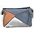 Borsa Loewe Puzzle Medium 2-Way in pelle blu - vista 3