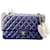 Borsa a tracolla Chanel Matelassé 25 Blu navy