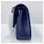 Borsa a tracolla Chanel Matelassé 25 Blu navy - vista 4