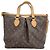 Borsa Louis Vuitton Palermo PM Marrone - vista 2