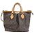 Borsa Louis Vuitton Palermo PM Marrone - vista 3