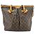Borsa Tote Louis Vuitton Palermo GM Marrone - vista 3