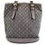 Borsa Tote Louis Vuitton Run Bucket PM Marrone - vista 2