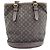 Borsa Tote Louis Vuitton Run Bucket PM Marrone - vista 3