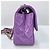 Borsa a tracolla Chanel Mini Matelassé viola Porpora - vista 6