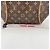 Borsa a tracolla Ellipse Louis Vuitton Marrone - vista 4