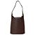 Borsa a mano in pelle Epi Louis Vuitton Marrone Bianco