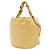 Borsa a secchiello Chanel Yellow CC in agnello trapuntato Giallo - vista 2