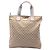 Gucci Beige GG Canvas Web Vertical Tote
