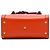 Borsa Diana in pelle di vitello Bamboo piccola arancione Gucci - vista 3
