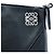 Pochette Puzzle in pelle nera LOEWE Nero - vista 5