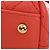 Borsa Chanel Orange Mini Caviar Coco Top Handle Rosso Arancione - vista 13