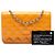 Wallet On Chain Portafoglio con catena Chanel Yellow Quilted Patent Reissue 2.55 Giallo Senape - vista 7