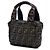 Borsa a mano Mini Zucca in tela marrone Fendi - vista 2