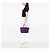 Bottega Veneta Borsa Tote Cesta in nappa Intrecciato viola Medium - vista 6