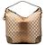 Borsa a Spalla Gucci Brown GG Lurex Heart Bit Marrone Bronzo