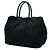 Tote Prada Black Tessuto Fiocco Bow Nero - vista 2